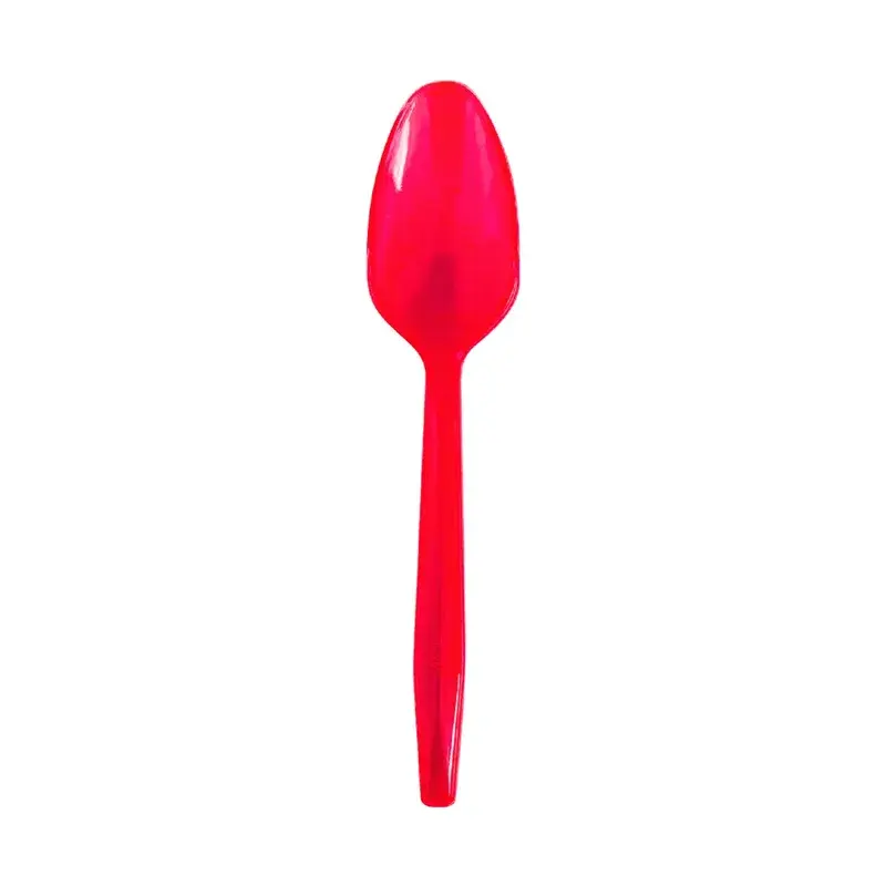 FANTASY Cuchara Mediana Neón Rojo