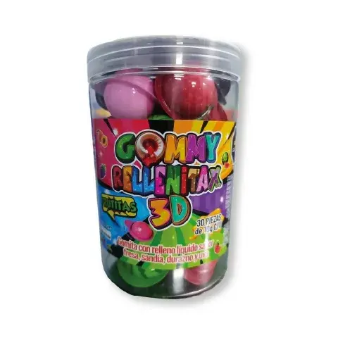 Gommy Rellenitax 3D Frutitas