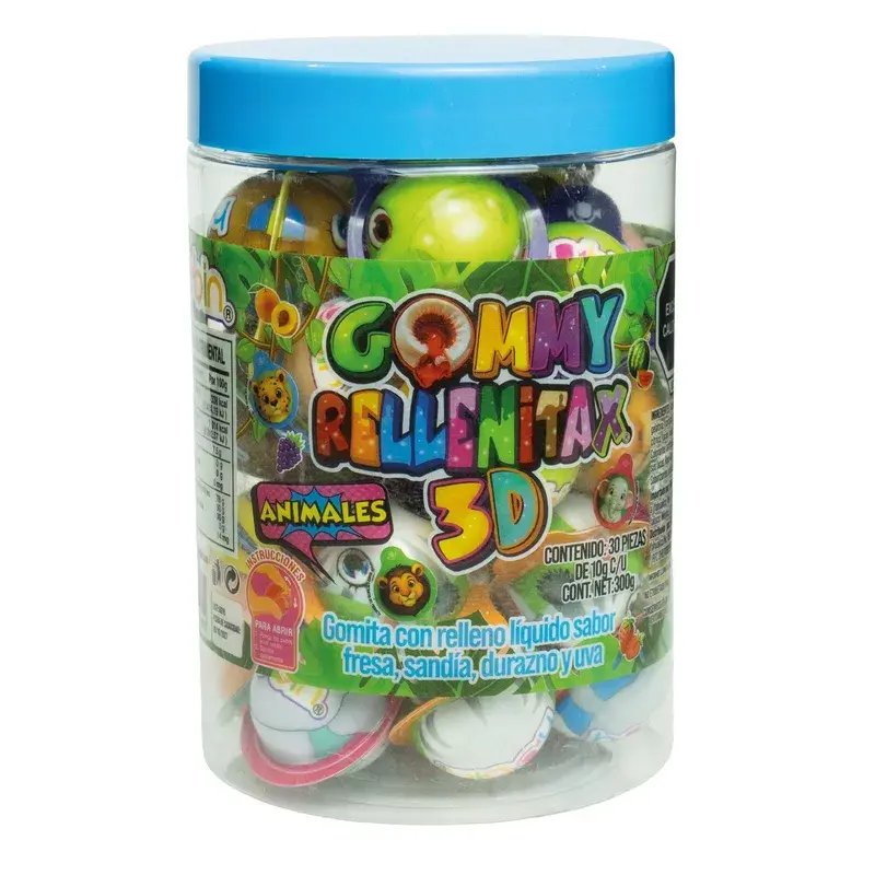 Gommy Rellenitax Animales 3D
