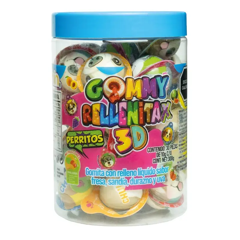 Gommy Rellenitax Perritos 3D