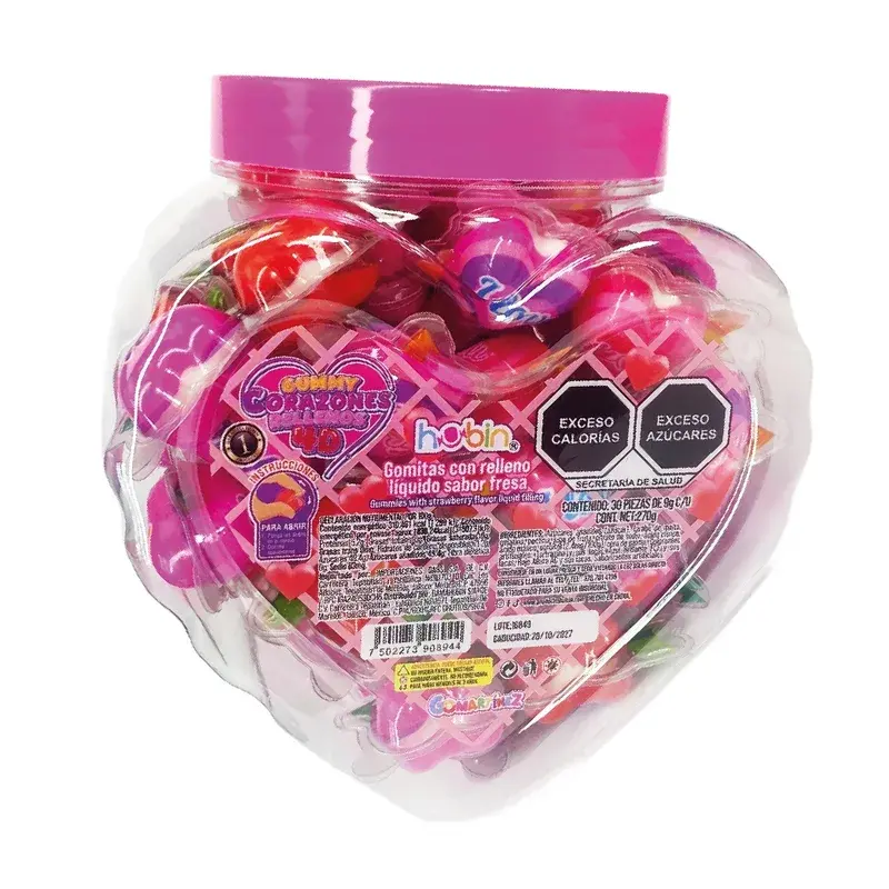 Gummy Corazón 4D Relleno