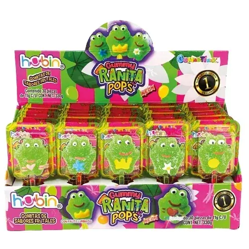Gummy Ranitas Pop Neón