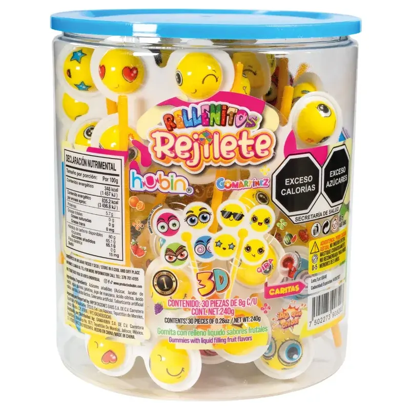 Rellenos Rejilete 3D Caritas