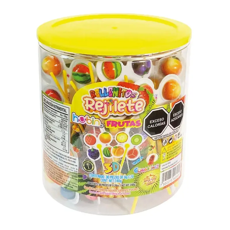 Rellenos Rejilete 3D Frutas