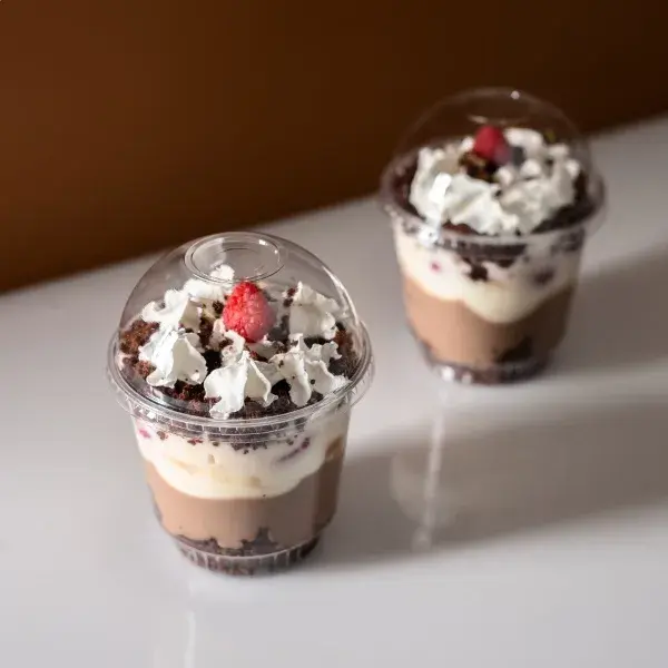 Vaso PET para postre 12 oz / 98 mm