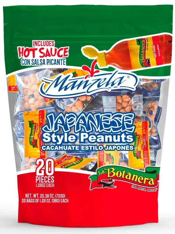 Cacahuate Japonés con Salsa Picante 36 g