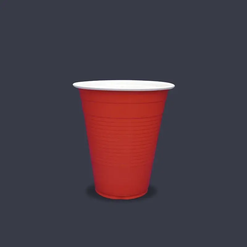 Vaso PP 12 oz rojo