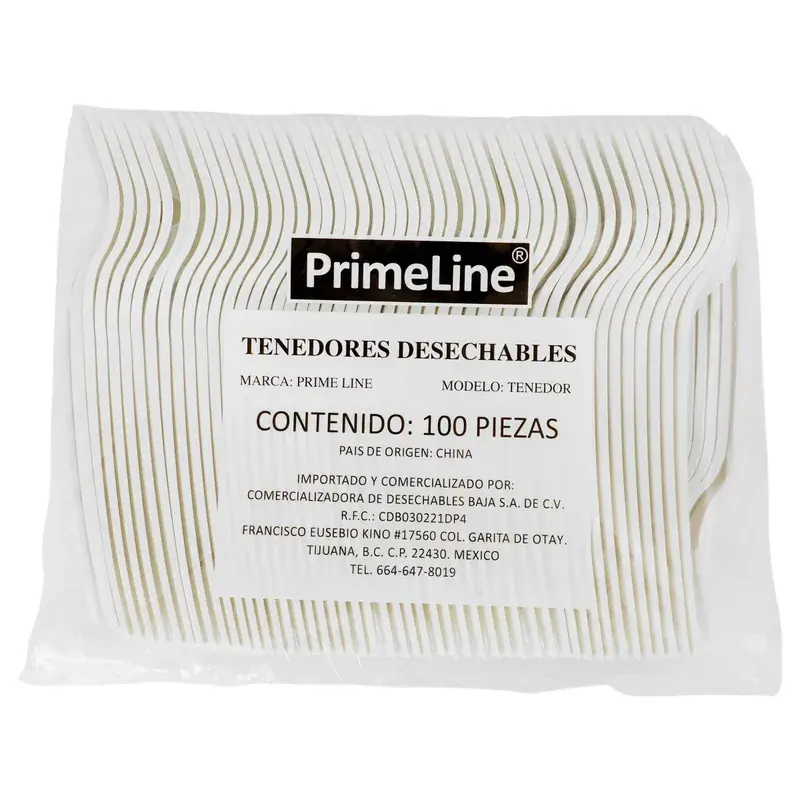 Tenedor plástico Prime Line